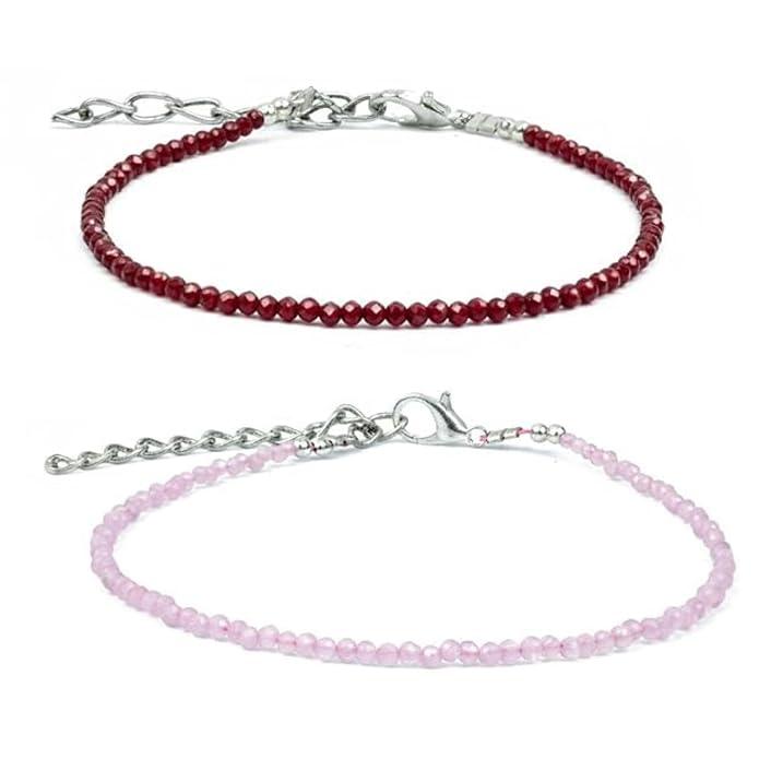 Rose Quartz Anklet